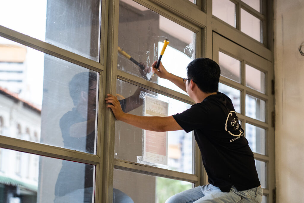 Surfexa installing Solar film for windows & uv window film for BTO & HDB in singapore