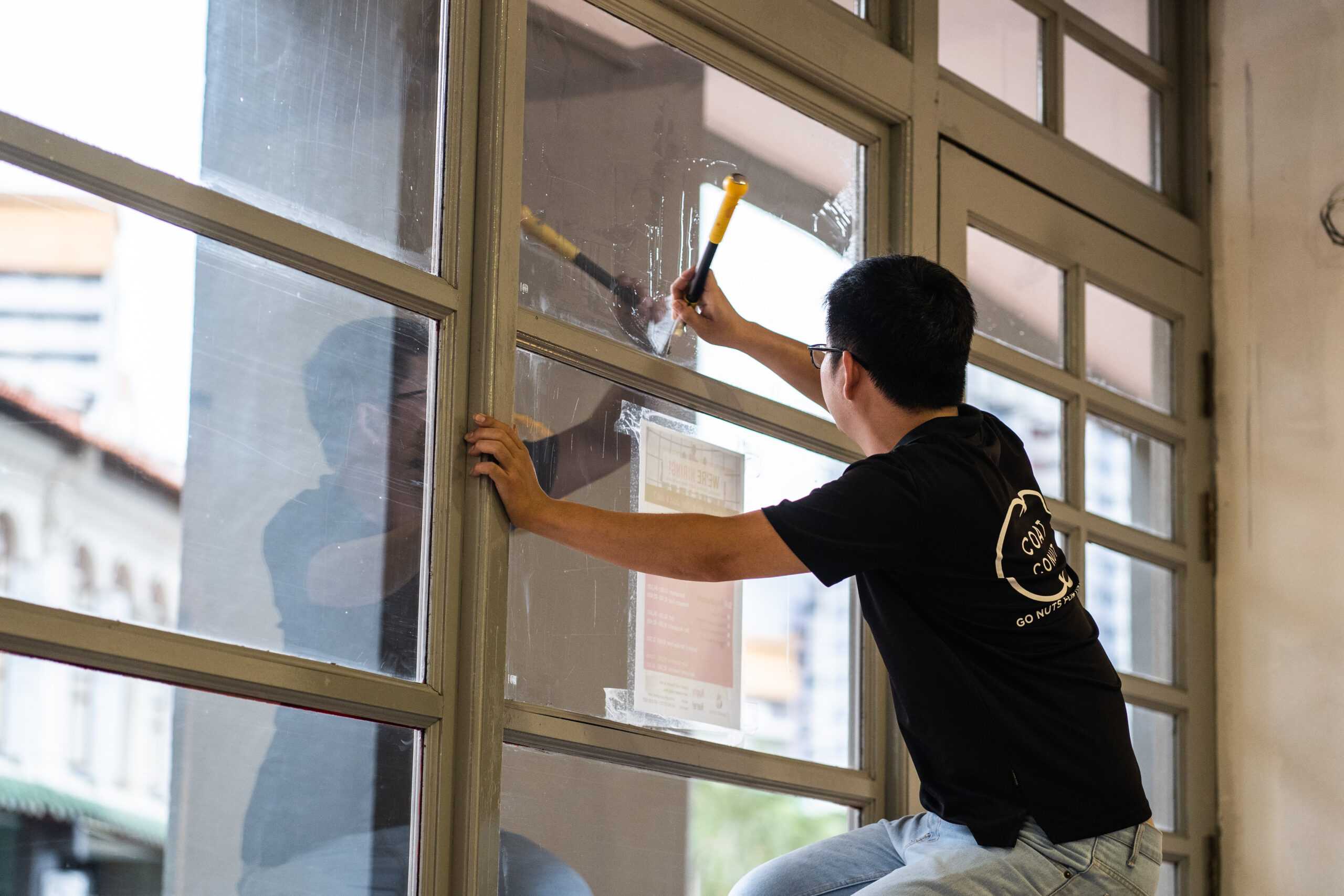 Surfexa installing Solar film for windows & uv window film for BTO & HDB in singapore