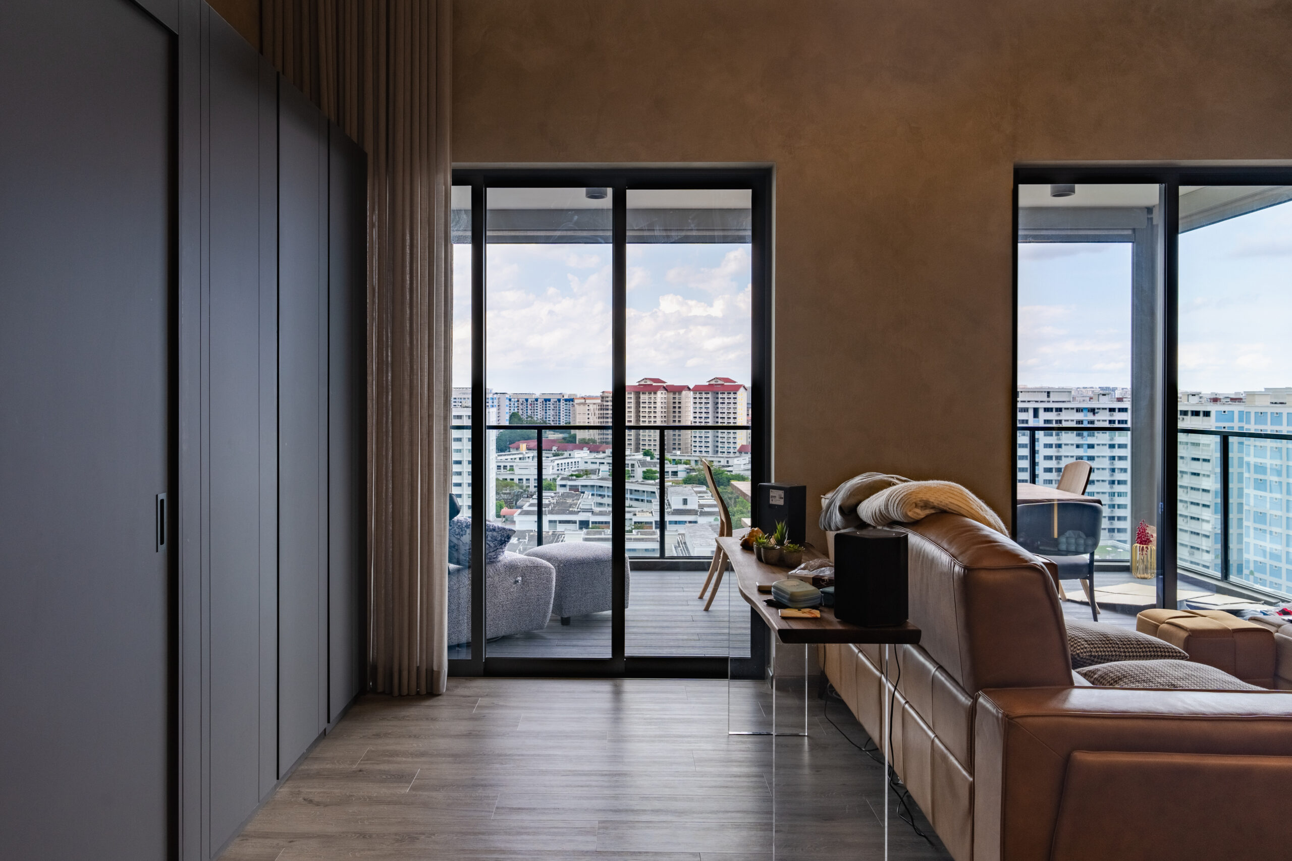 Surfexa team installing Ultraviolet window film & UV light & ray protection film in Singapore BTO & HDB